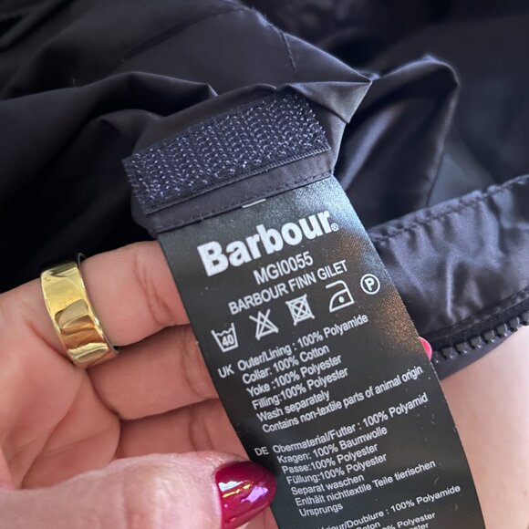 Barbour Finn Gilet Vest Navy - Picture 7 of 9